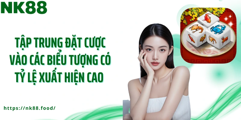 Tập trung đặt cược vào các biểu tượng có tỷ lệ xuất hiện cao